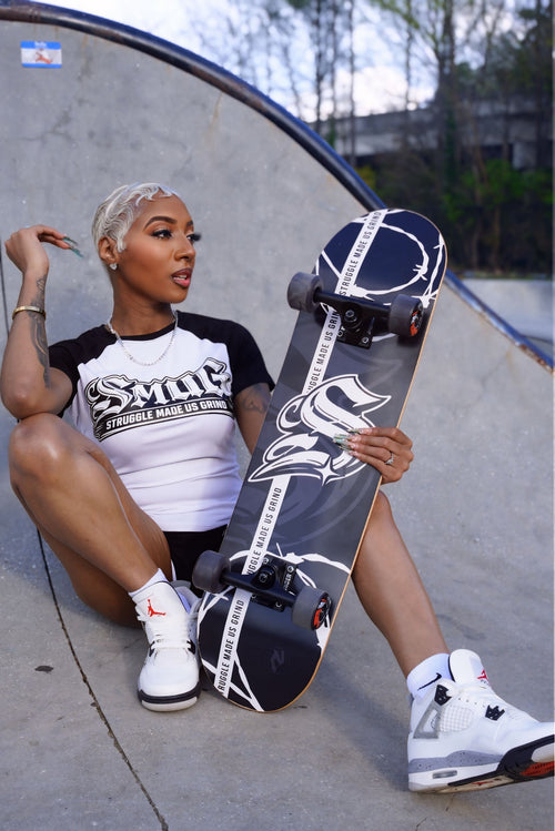 No Grey Area Skateboard Deck